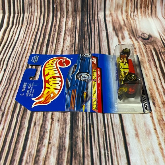 Hot Wheels 1998 Mega Graphics Series #3 of 4 Cars. Turbo Flame. - Picture 11 of 13